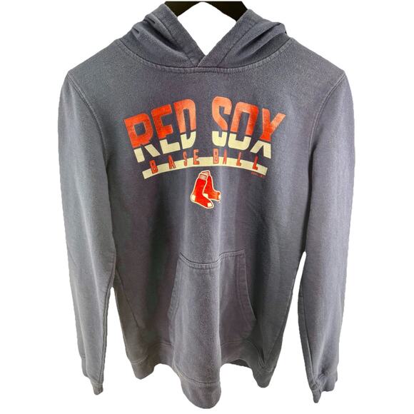 Boston Red Sox Youth Large 12/14 Navy Hoodie MLB Genuine Merchandise Pullover - Picture 3 of 7